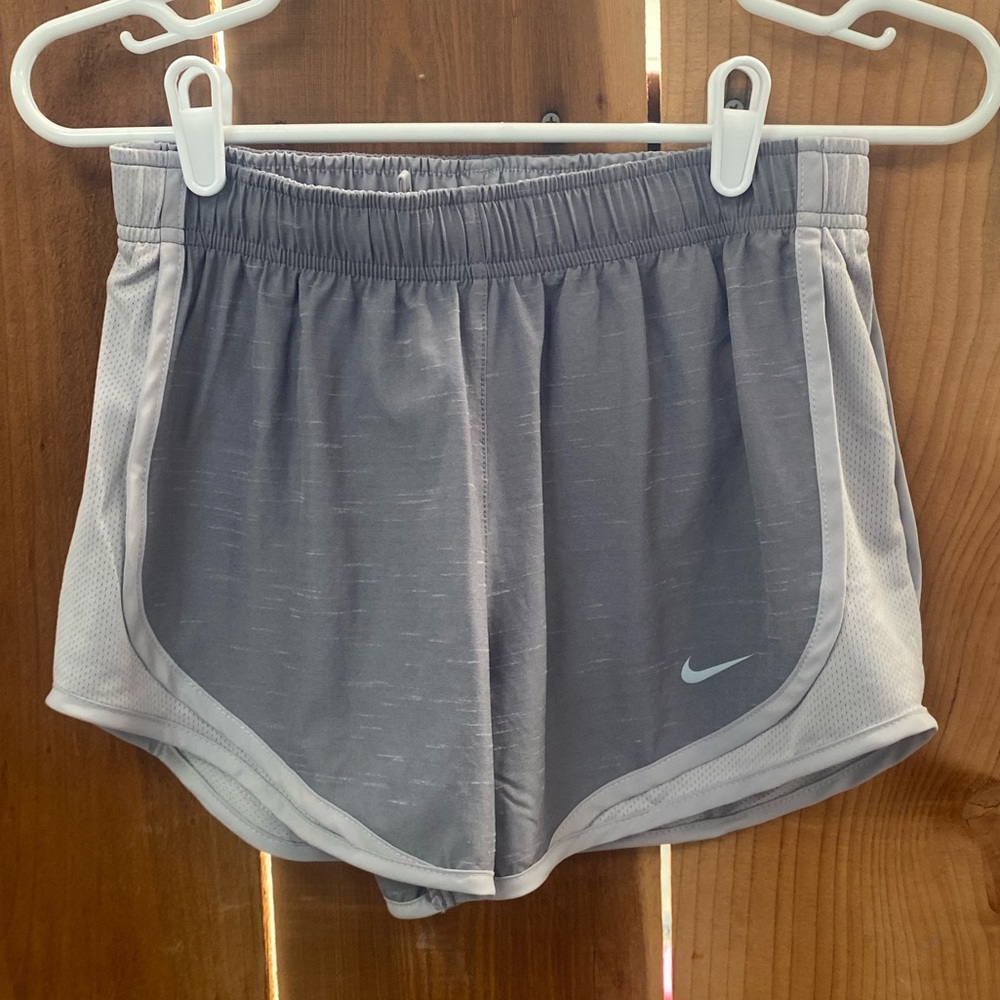 Nike gray running athletic shorts
